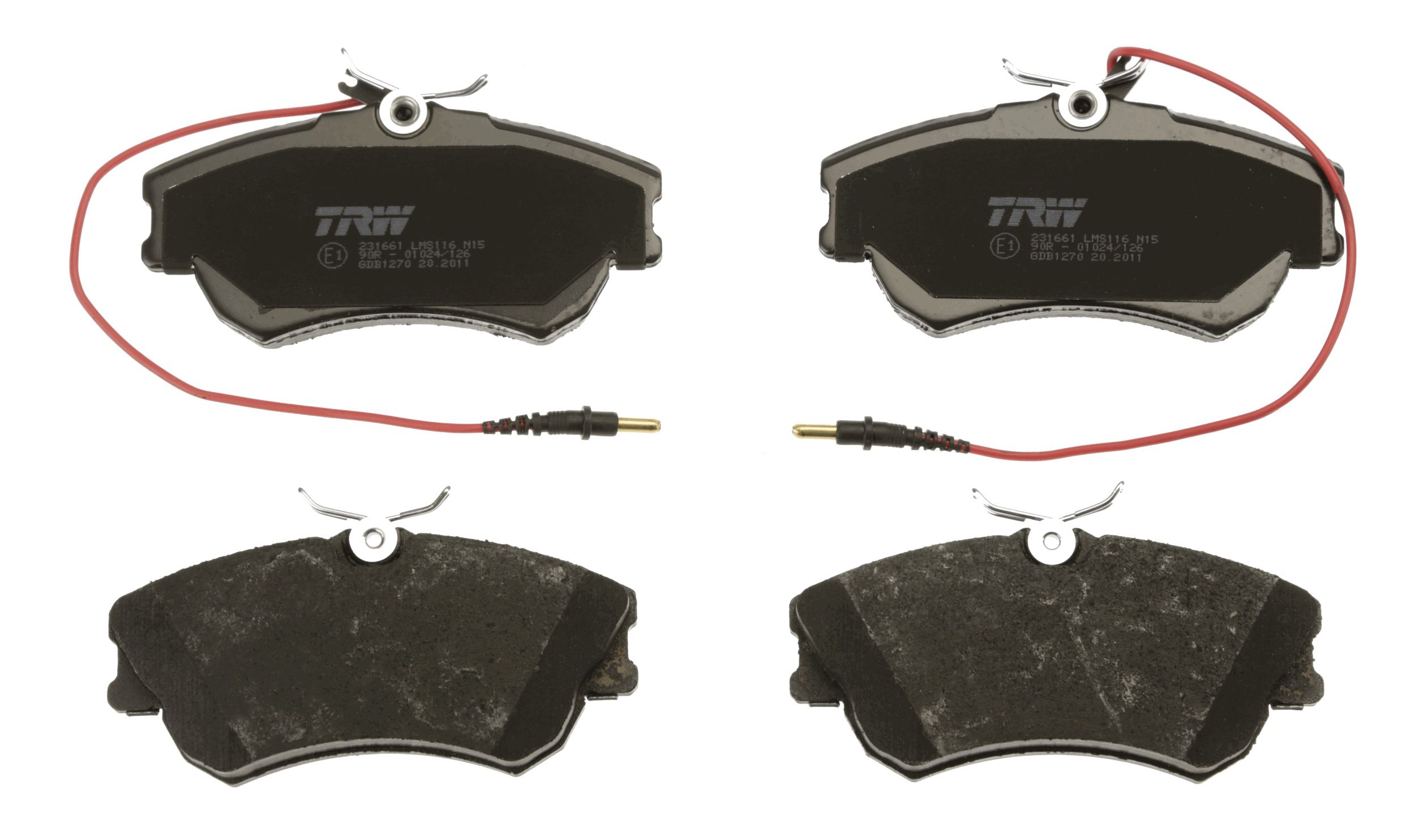 TRW DISC BRAKE PADS - TecDoc 2