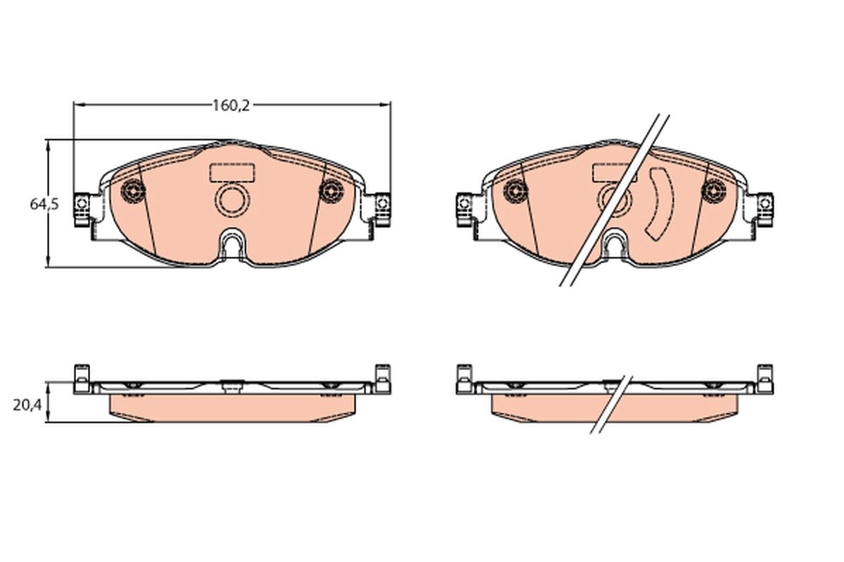 Brake Pad Set, disc brake GDB2143