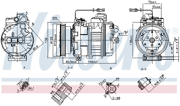 Kompressor, Klimaanlage Kompressor, Klimaanlage