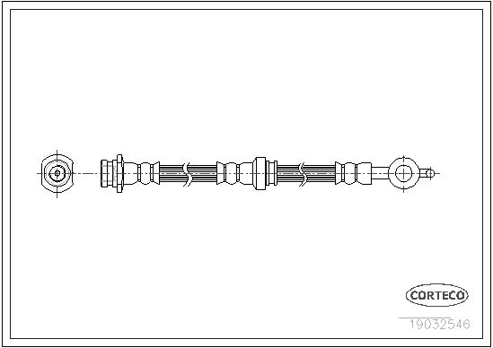 FLEXIBLE DE FREIN OPEL-VAUXH.  0705