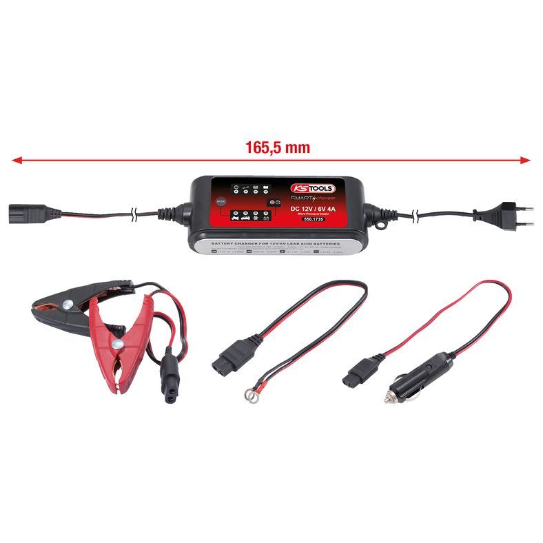 CHARGEUR DE BATTERIE 12V-6V-4A