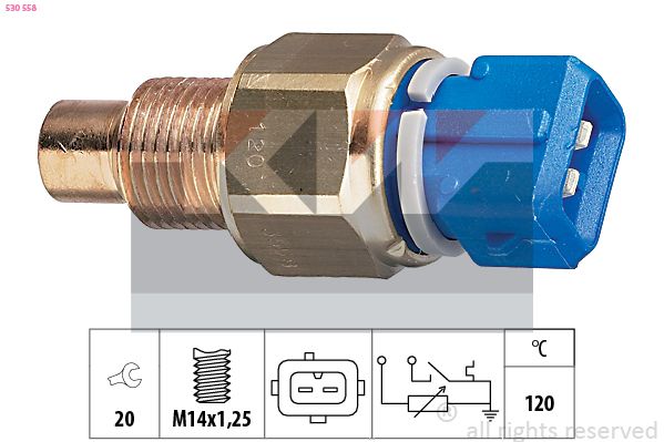 KW 530 558 - Sensor, Kühlmitteltemperatur