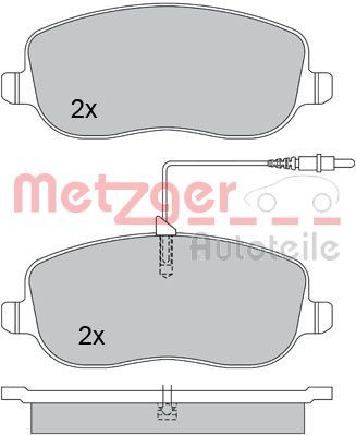 Brake Pad Set, disc brake 1170232