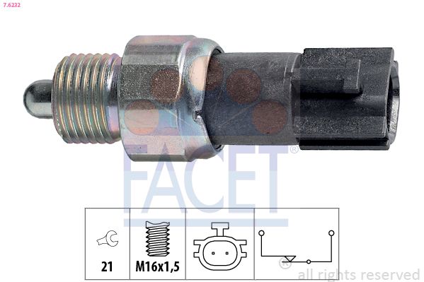 Facet 7.6232 Schalter, Rückfahrleuchte
