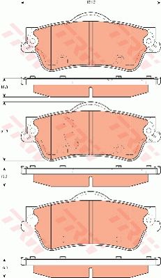 TRW DISC BRAKE PADS - TecDoc Only
