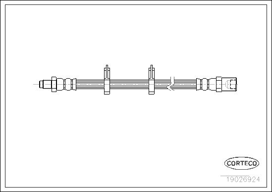 FLEXIBLE DE FREIN IVECO  0705