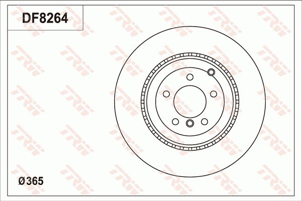 TRW BRAKE DISC - TecDoc Only