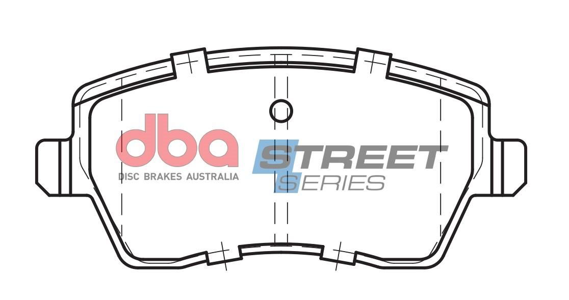 DBA SS STREET SERIES BRAKE PADS [ Nissan Note MPV 2013 - On F ] - TecDoc Only