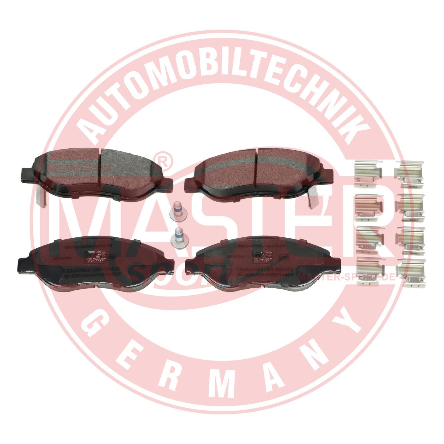 13046038412N-SET-MS MASTER-SPORT GERMANY Premium fékbetétkészlet, tárcsafék