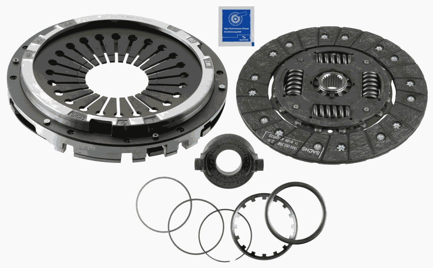 SACHS KIT D EMBRAYAGE