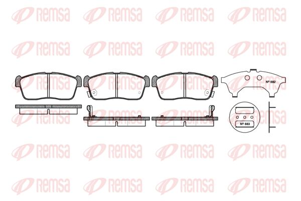 Premium Front Brake Pad Set Premium Front Brake Pad Set