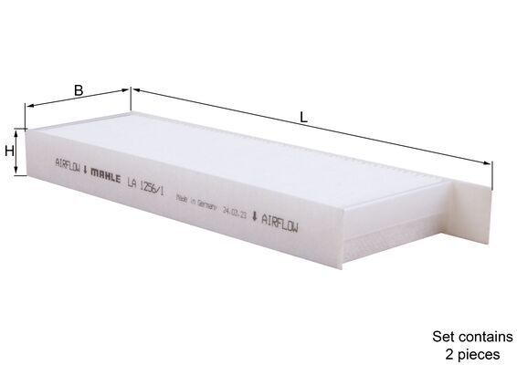 KNECHT LA 1256/1/S - Filter, Innenraumluft