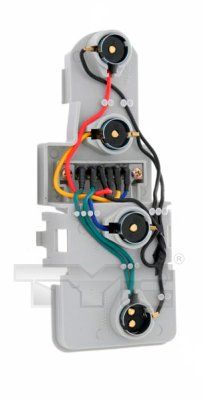 lemputės laikiklis, kombinuotas galinis žibintas