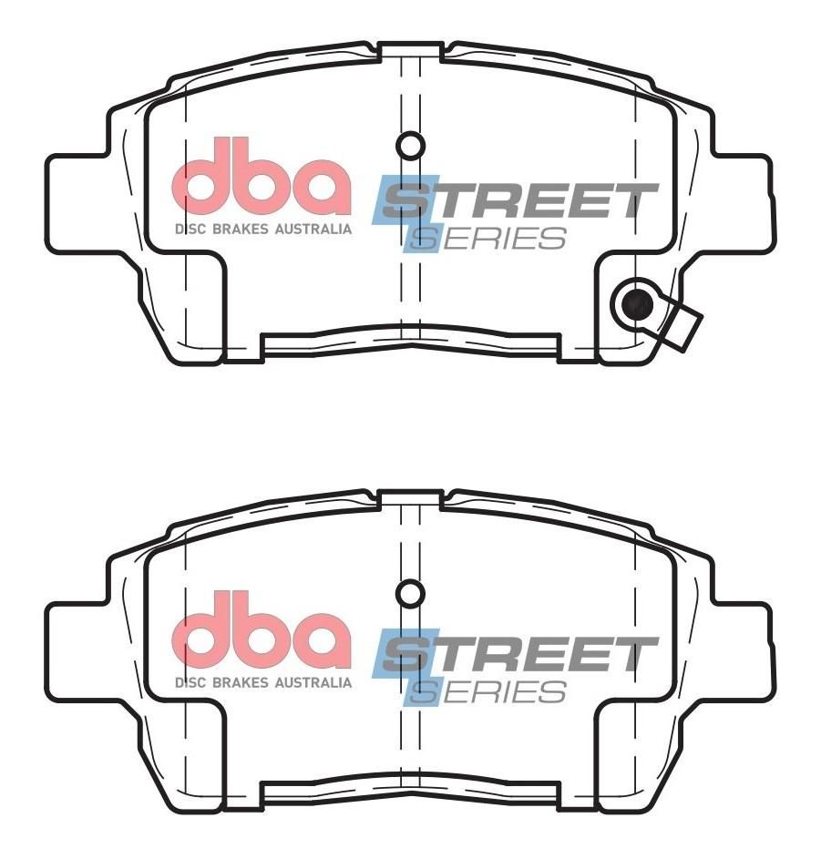 DBA SSEV STREET SERIES BRAKE PADS [ Toyota Prius Hybrid 1997 - 2009 F ] - TecDoc Only