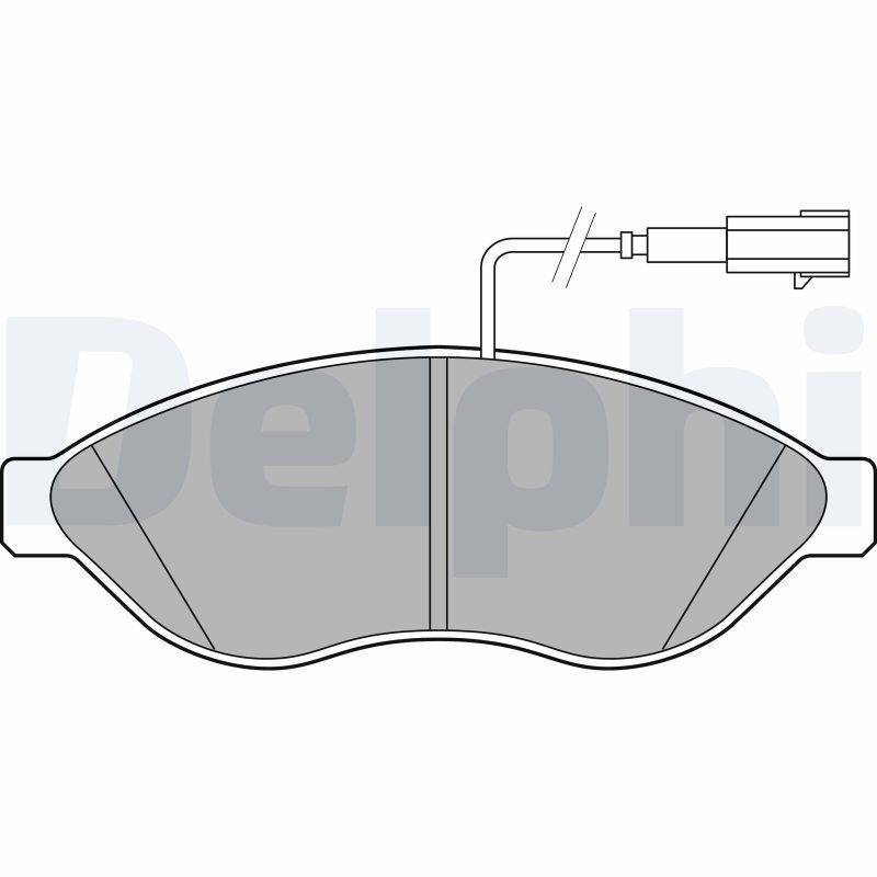 Brake Pad Set, disc brake LP2498