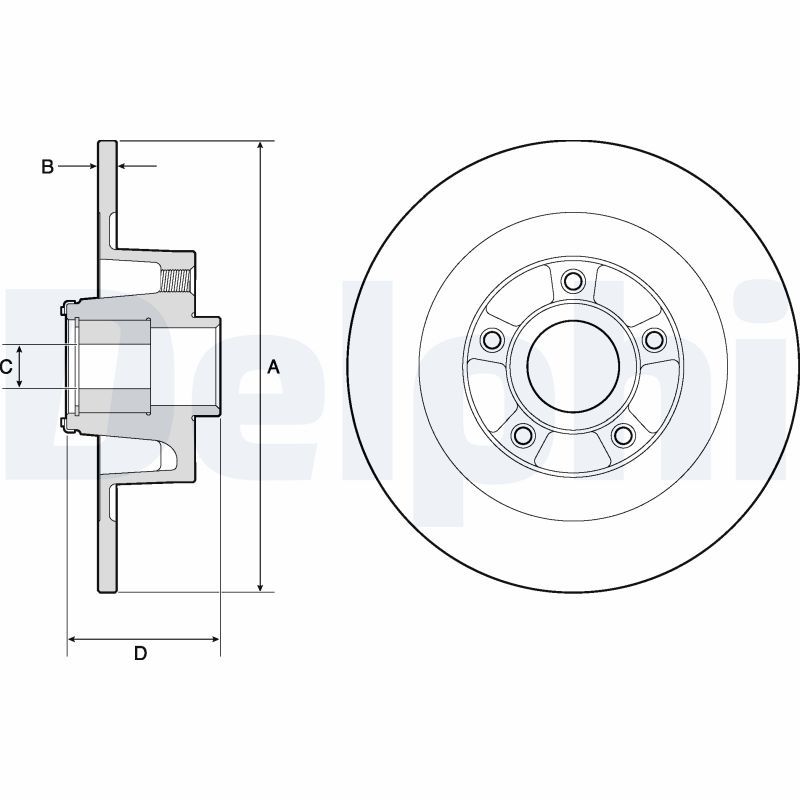 Brake Disc BG9135RS