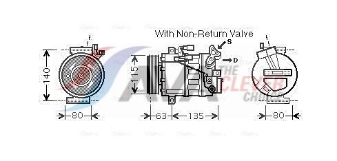 RTAK487 AVA QUALITY COOLING ** CLEVER FIT ** kompresszor, klíma