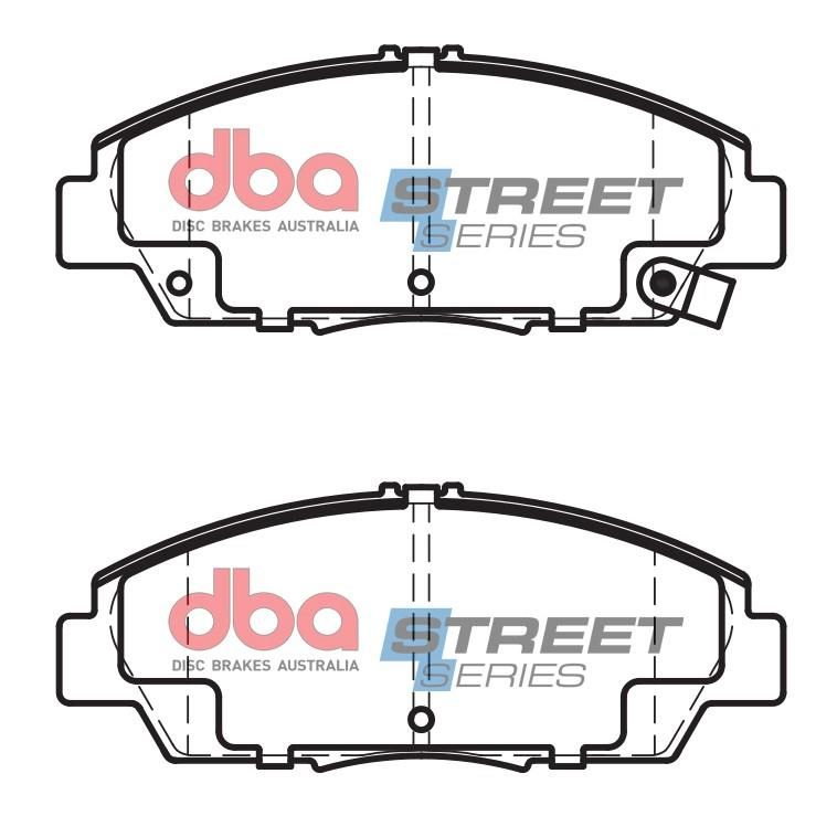 DBA SS STREET SERIES BRAKE PADS [ Honda Accord & Prelude 1991-2002 F ] - TecDoc Only