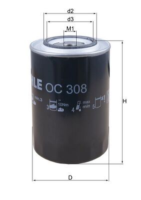 Oil Filter OC 308