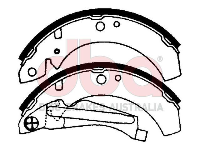 Street Series Brake Shoes [Volkswagen Passat 180mm] - TecDoc Only