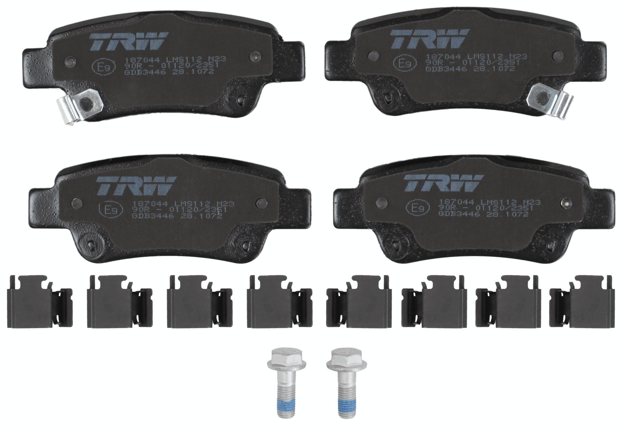 TRW DISC BRAKE PADS - TecDoc 2