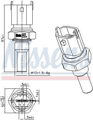 Sensor, K&uuml;hlmitteltemperatur