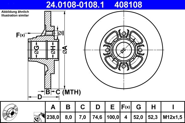 Brake Disc 24.0108-0108.1