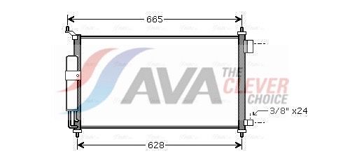 DN5251D AVA QUALITY COOLING ** CLEVER FIT ** kondenzátor, klíma