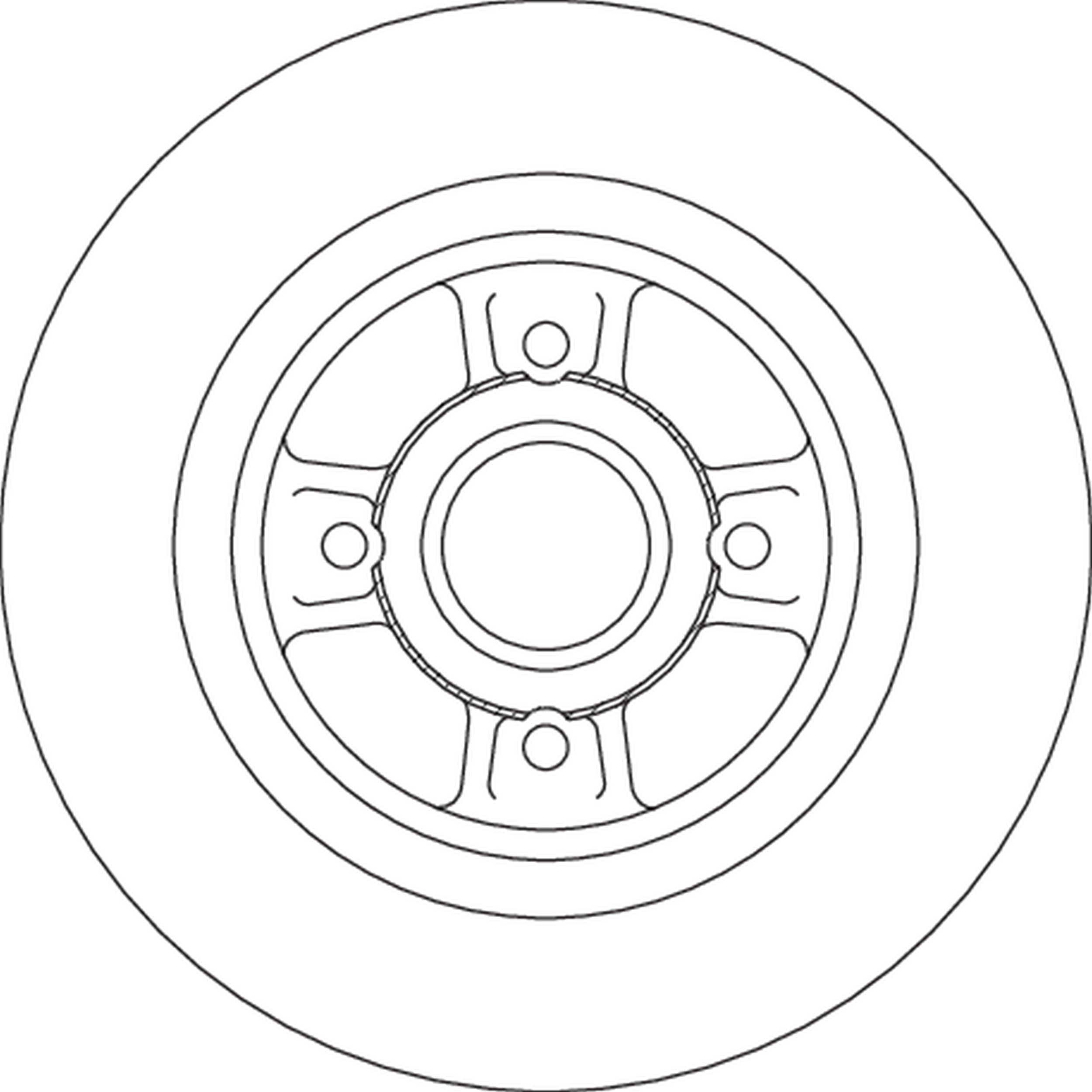 TRW BRAKE DISC - TecDoc 2
