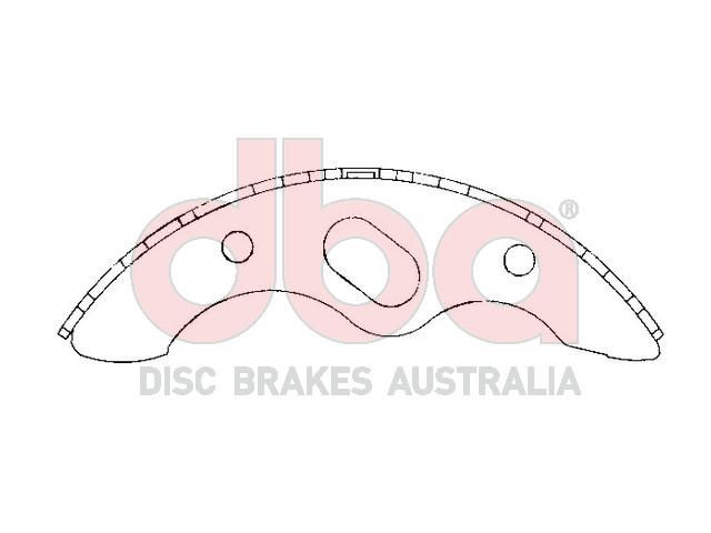 Street Series Brake Shoes [Hino Ranger 320mm] - TecDoc Only