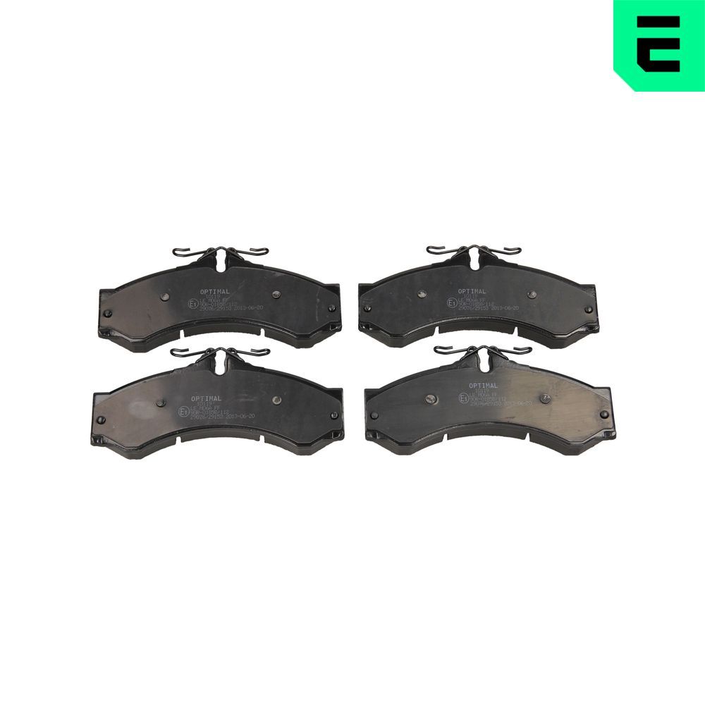 OPTIMAL BP-10119 - Bremsbelagsatz, Scheibenbremse