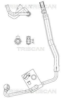 TRISCAN 8516 11014 Hydraulic Hose, steering