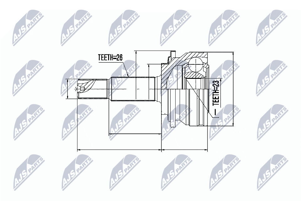 Gelenksatz, Antriebswelle