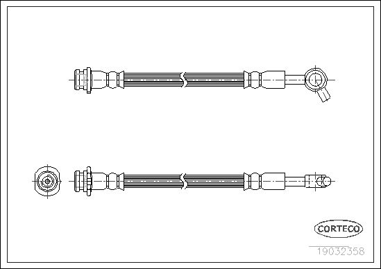 FLEXIBLE DE FREIN NISSAN PATROL  0705