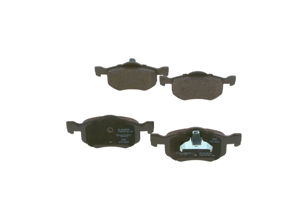 Bremsbelagsatz, Scheibenbremse