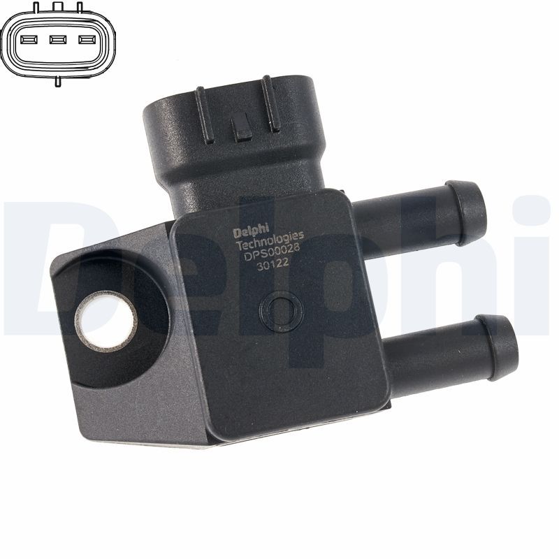 DELPHI DPS00028-12B1 - Sensor, Abgasdruck