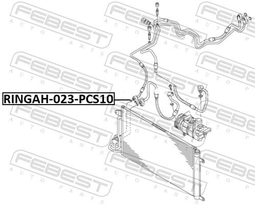 Dichtring, Kältemittelleitung Dichtring, Kältemittelleitung