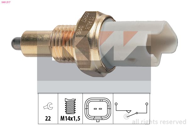 560 217 KW Made in Italy - OE Equivalent kapcsoló, tolatólámpa