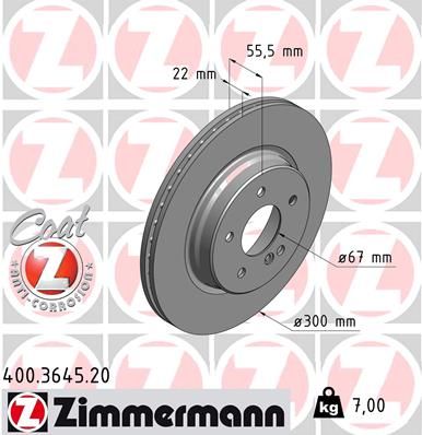 Brake Disc 400.3645.20