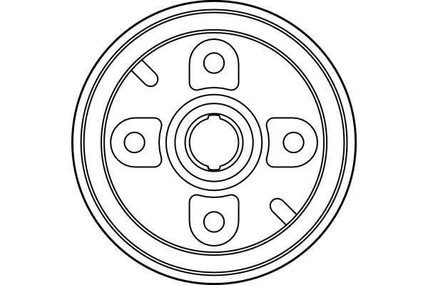 TRW BRAKE DRUM - TecDoc 2