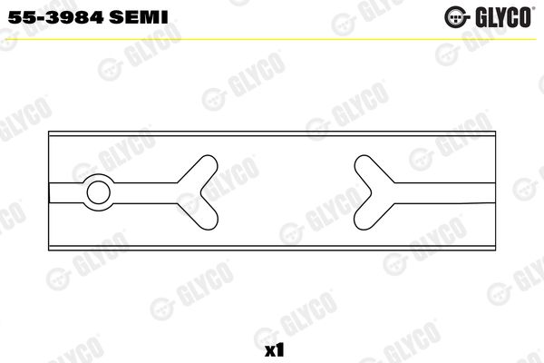GLYCO 55-3984 SEMI Small End Bushes, connecting rod