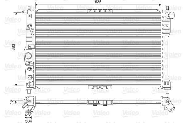 RAD MOT DAEWOO LANOS  9900