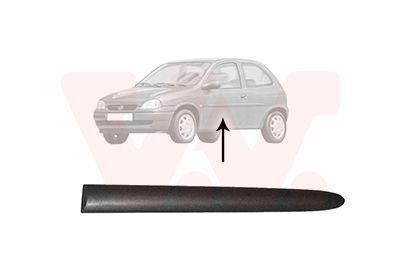 VAN WEZEL 3776429 - Zier-/Schutzleiste, Seitenwand