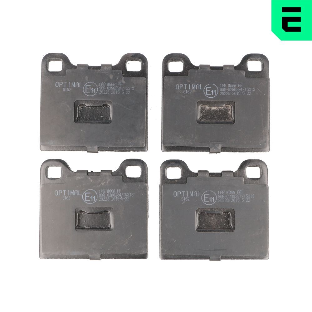 Bremsbelagsatz, Scheibenbremse