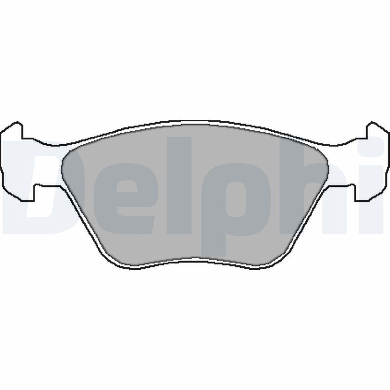 Brake Pad Set, disc brake LP1602