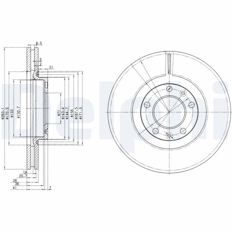 Brake Disc BG3682