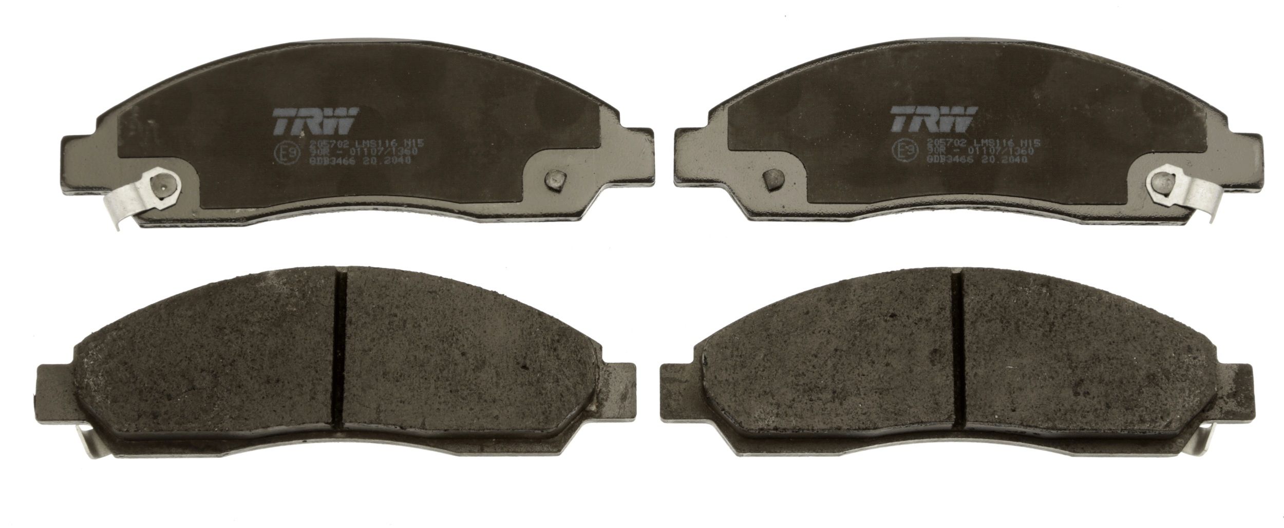 TRW DISC BRAKE PADS - TecDoc 2