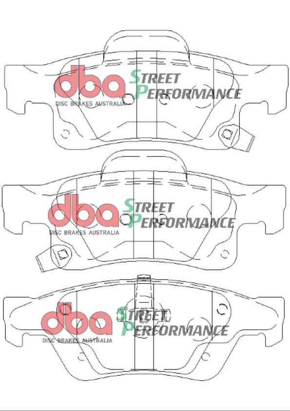 DBA SP PERFORMANCE BRAKE PADS [ Jeep Grand Cherokee WK R ] - TecDoc Only