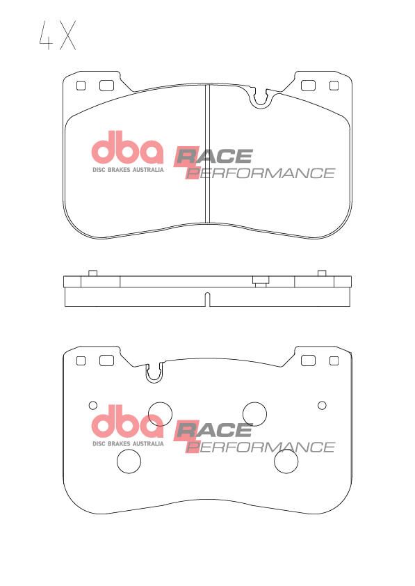 DBA RACE BRAKE PADS [ BMW M3 COMP 2020 -> F ] - TecDoc Only