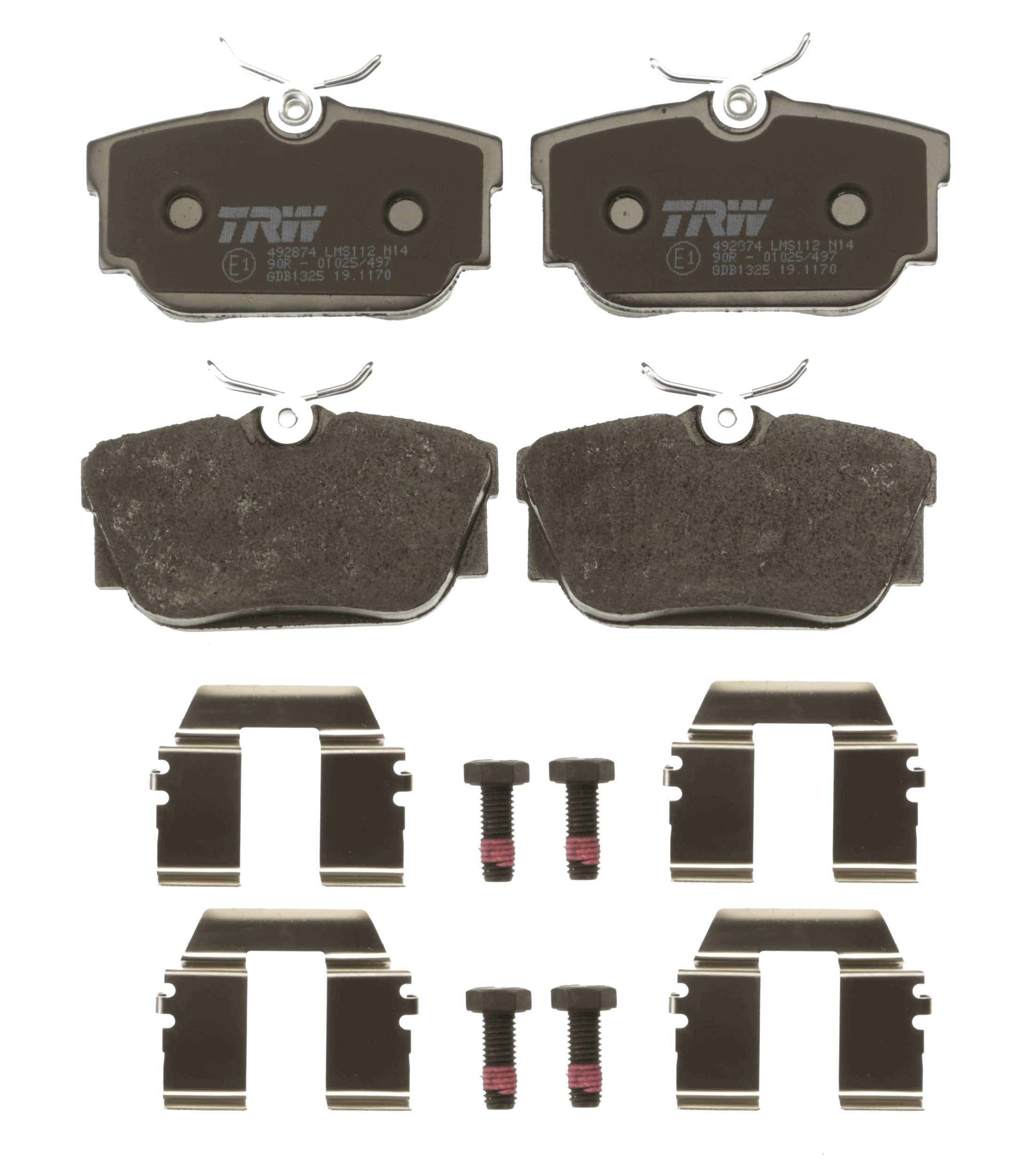 TRW DISC BRAKE PADS - TecDoc 2